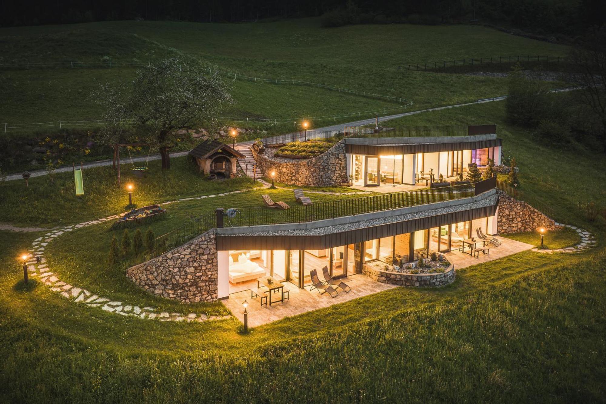 Innermoser Bauernhof - Chalets Molini di Tures Buitenkant foto