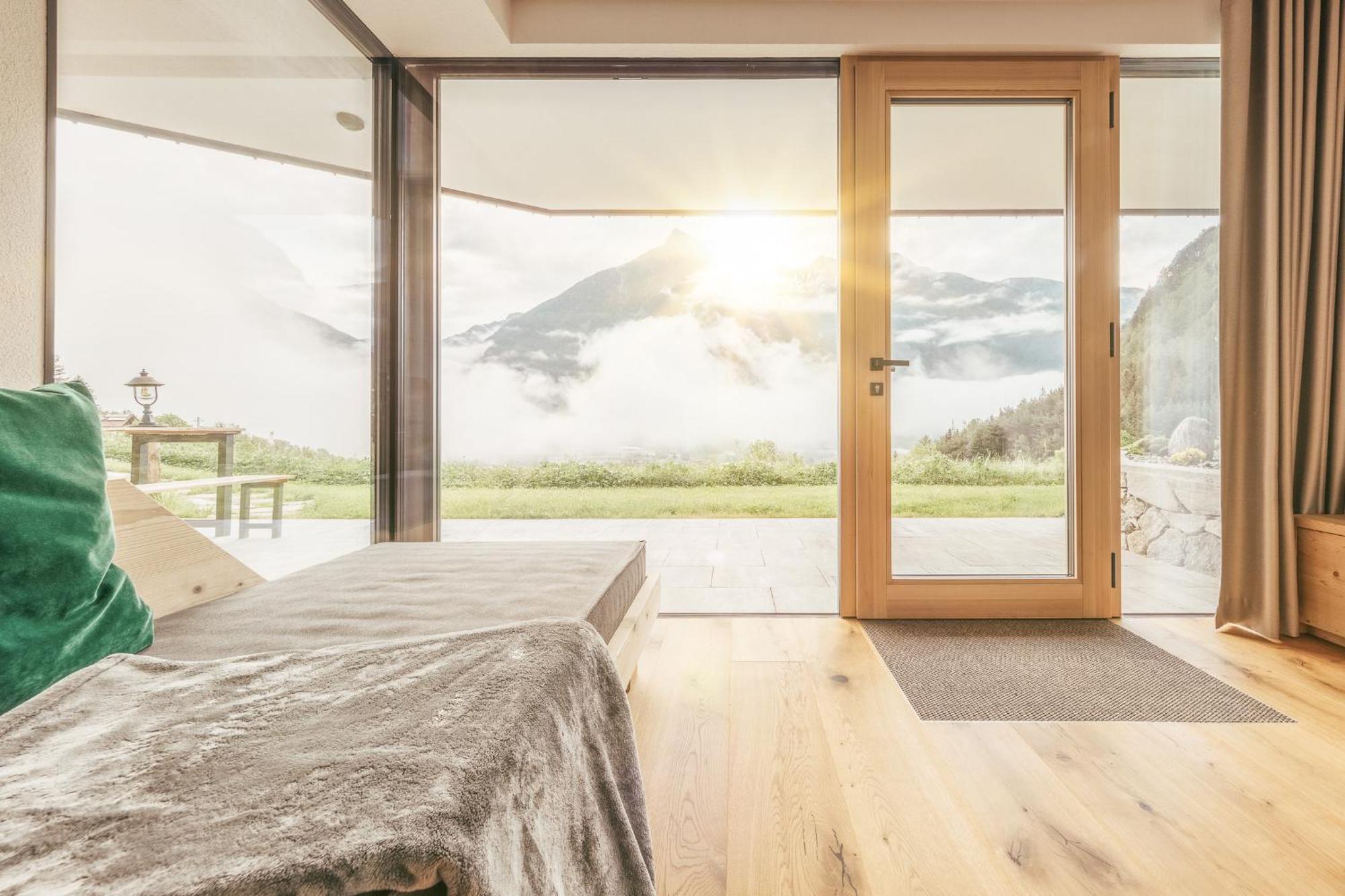 Innermoser Bauernhof - Chalets Molini di Tures Buitenkant foto