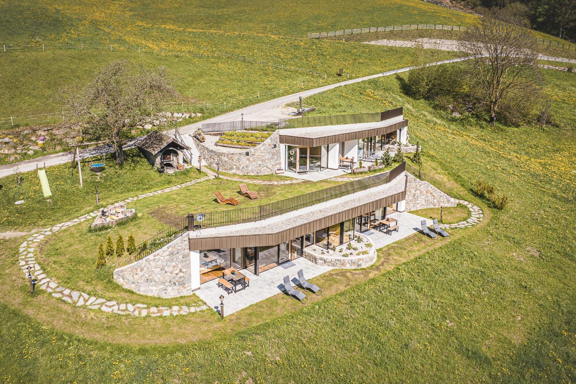 Innermoser Bauernhof - Chalets Molini di Tures Buitenkant foto